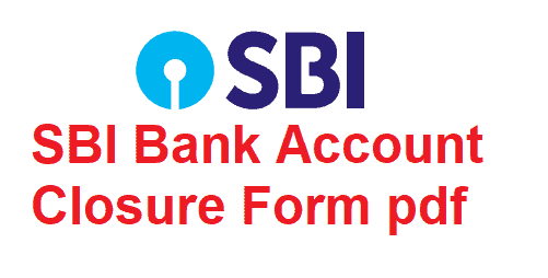 sbi savings bank account closure form