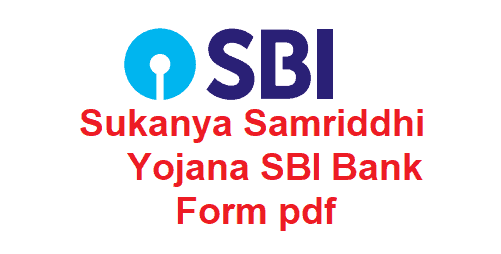 Sukanya Samriddhi Yojana SBI Bank Form pdf