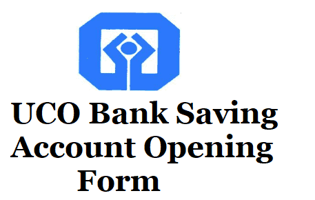 UCO Bank Saving Account Opening Form