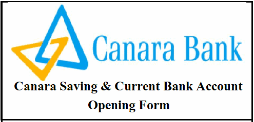Canara Bank Account Opening Form pdf