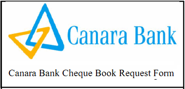 Canara Bank Cheque Book Request Form