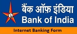 Bank of India Internet Banking Form pdf 