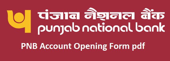 PNB Account Opening Form pdf