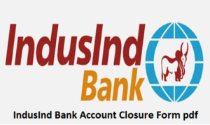 [PDF] IndusInd Bank Account Closure Form pdf Download