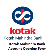 Kotak Mahindra Bank Account Opening Form pdf 