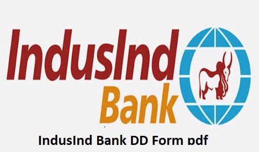 IndusInd Bank DD Form pdf